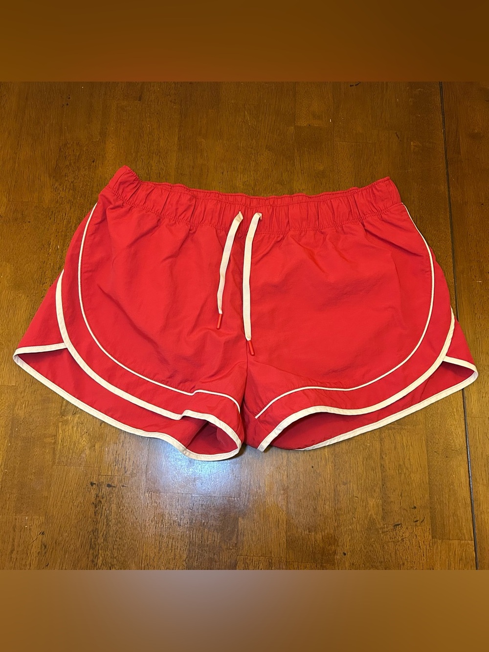 Old Navy red running shorts